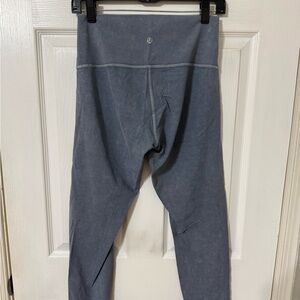 Lululemon Wonder Under High Rise Leggings in Washed Moon Blue
